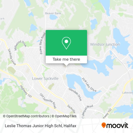 Leslie Thomas Junior High Schl map