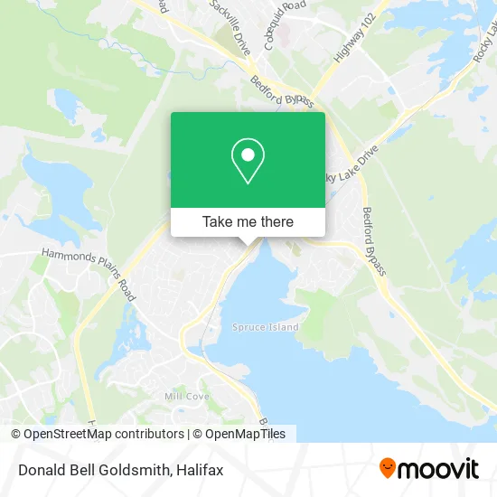Donald Bell Goldsmith map