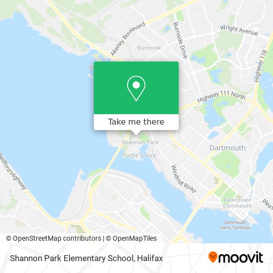 Shannon Park Elementary School map