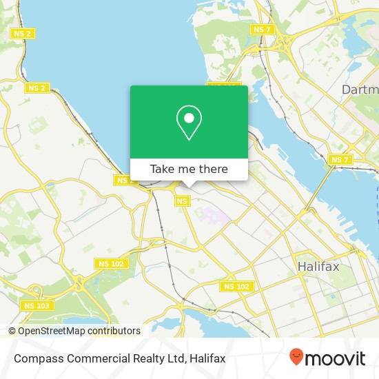 Compass Commercial Realty Ltd map