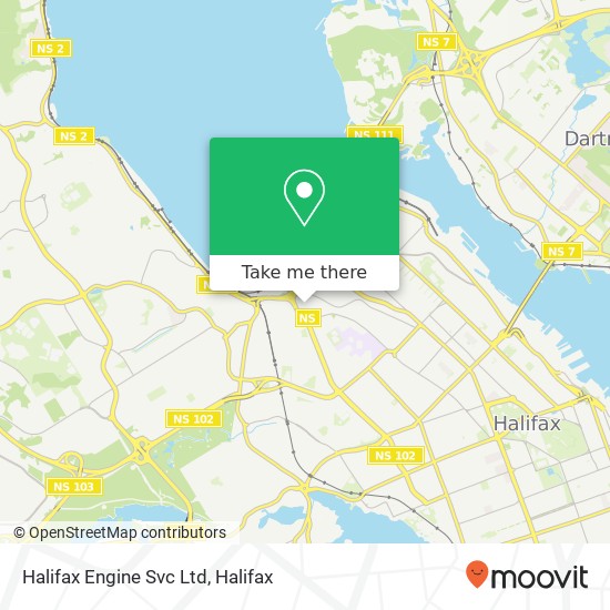 Halifax Engine Svc Ltd map