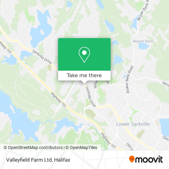 Valleyfield Farm Ltd map