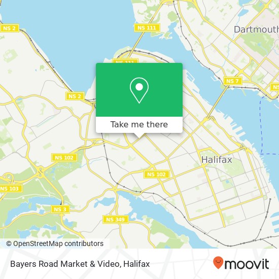 Bayers Road Market & Video map