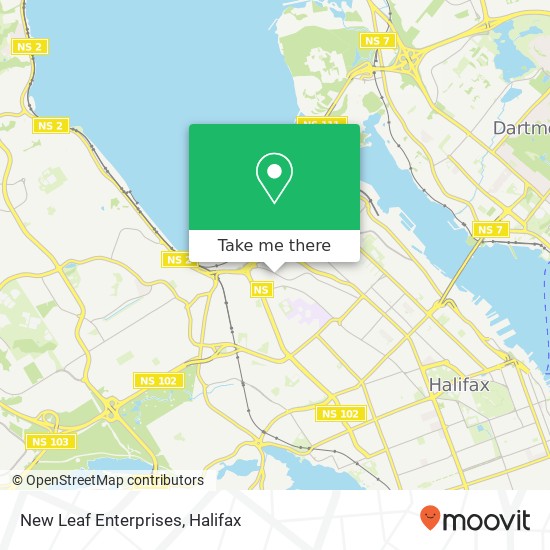 New Leaf Enterprises map