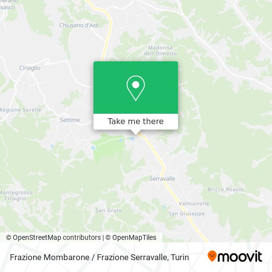 Frazione Mombarone / Frazione Serravalle map