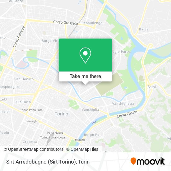 Sirt Arredobagno (Sirt Torino) map