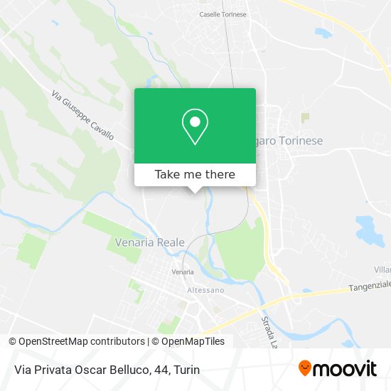 Via Privata Oscar Belluco, 44 map