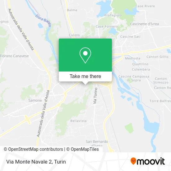 Monte Navale Street 2 map