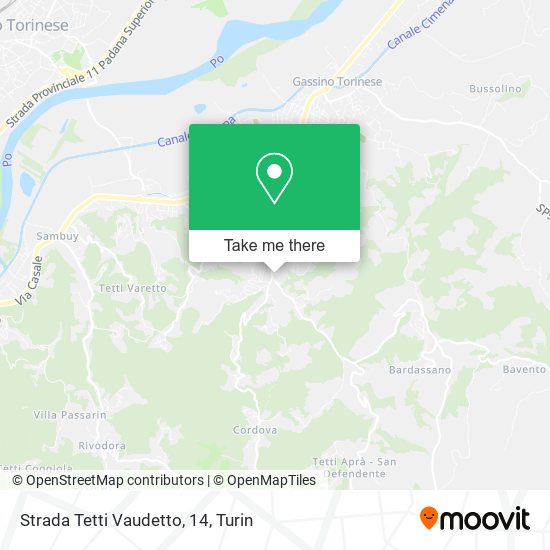 Strada Tetti Vaudetto, 14 map