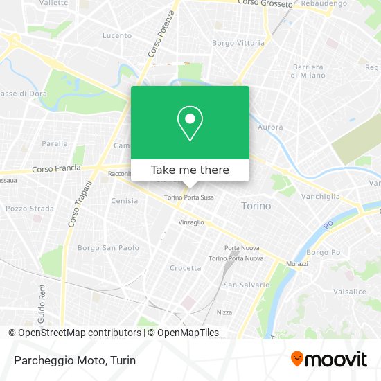 Parcheggio Moto map