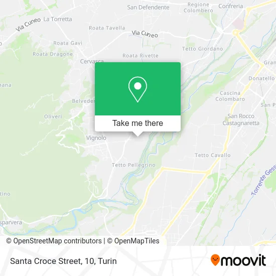 10 Santa Croce Street map