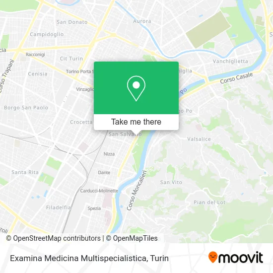 Examina Multispecialty Medicine map