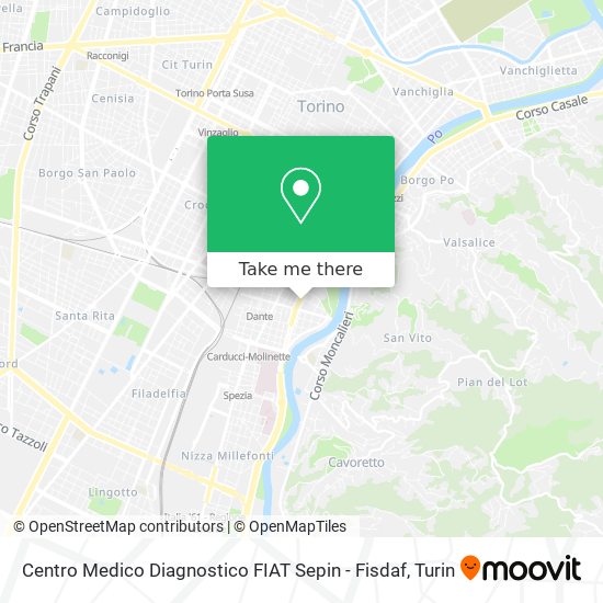 Centro Medico Diagnostico FIAT Sepin - Fisdaf map