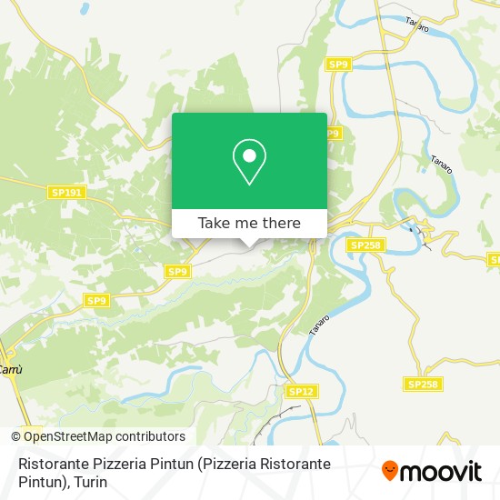 Ristorante Pizzeria Pintun map