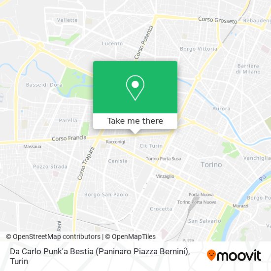 Da Carlo Punk'a Bestia (Paninaro Piazza Bernini) map