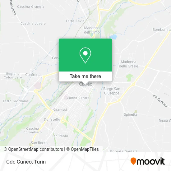 Cdc Cuneo map