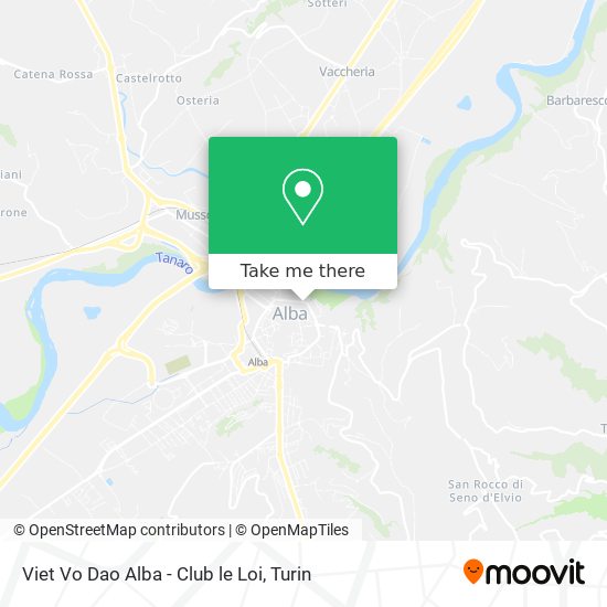 Viet Vo Dao Alba - Club le Loi map