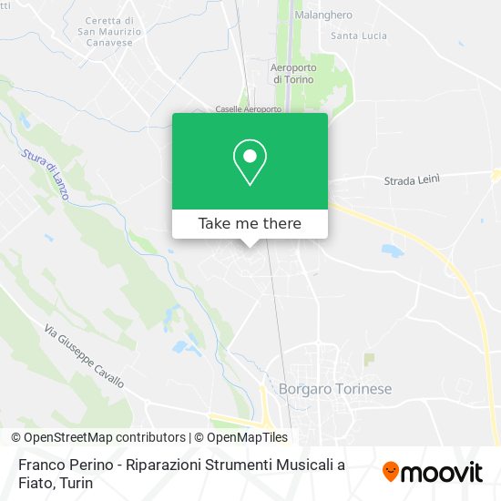 Franco Perino - Riparazioni Strumenti Musicali a Fiato map