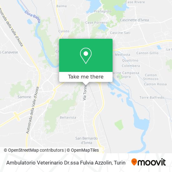 Ambulatorio Veterinario Dr.ssa Fulvia Azzolin map
