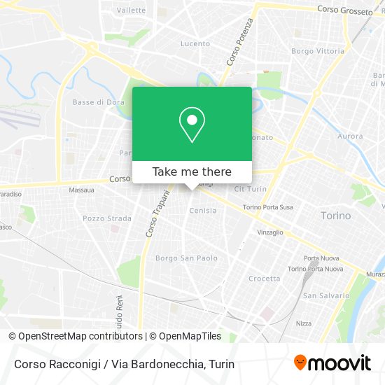 Corso Racconigi / Via Bardonecchia map