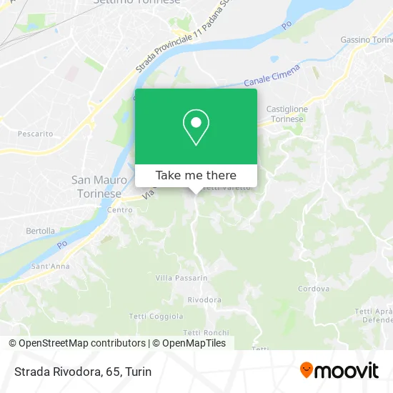 Rivodora Street, 65 map