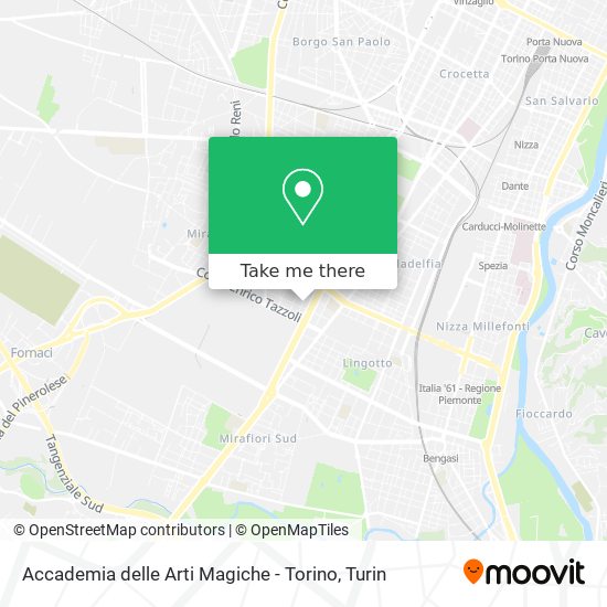 Accademia delle Arti Magiche - Torino map