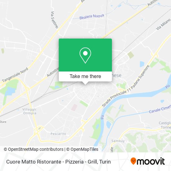 Cuore Matto Ristorante - Pizzeria - Grill map