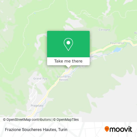 Frazione Soucheres Hautes map