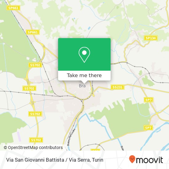 Via San Giovanni Battista / Via Serra map