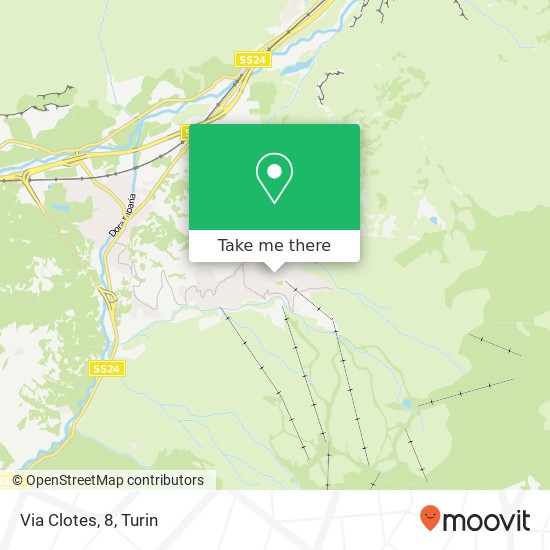 Via Clotes, 8 map