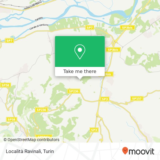 Località Ravinali map