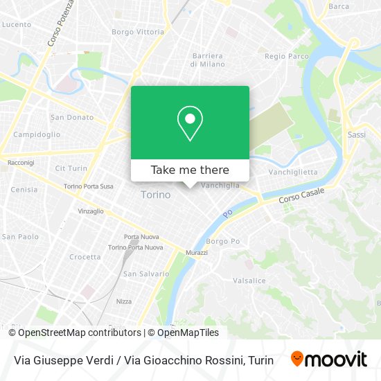 Via Giuseppe Verdi / Via Gioacchino Rossini map