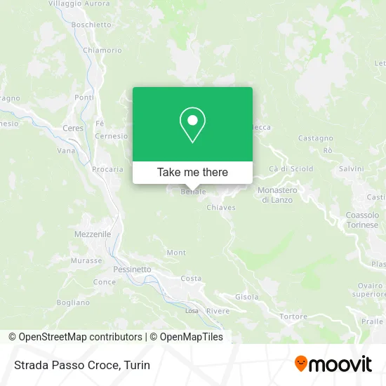 Strada Passo Croce map