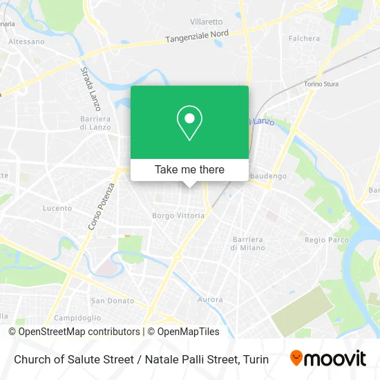 Church of Salute Street / Natale Palli Street map