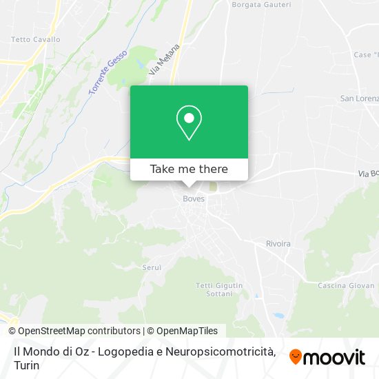 Il Mondo di Oz - Logopedia e Neuropsicomotricità map