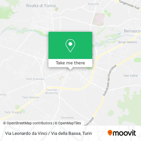 Via Leonardo da Vinci / Via della Bassa map