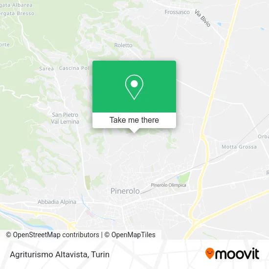 Agriturismo Altavista map