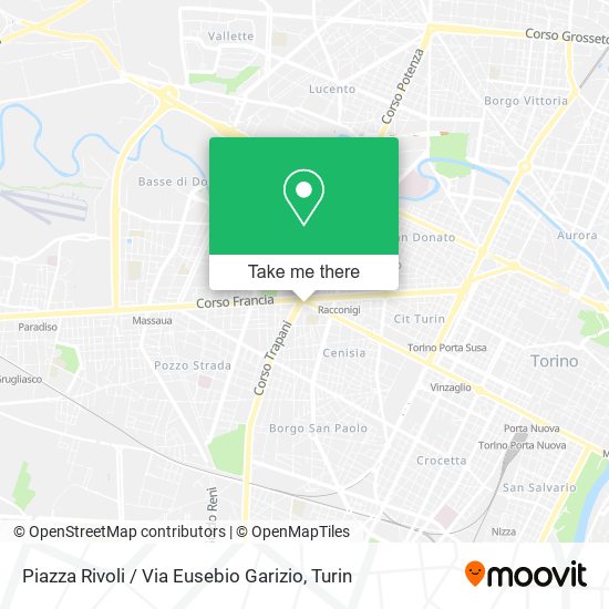 Piazza Rivoli / Via Eusebio Garizio map