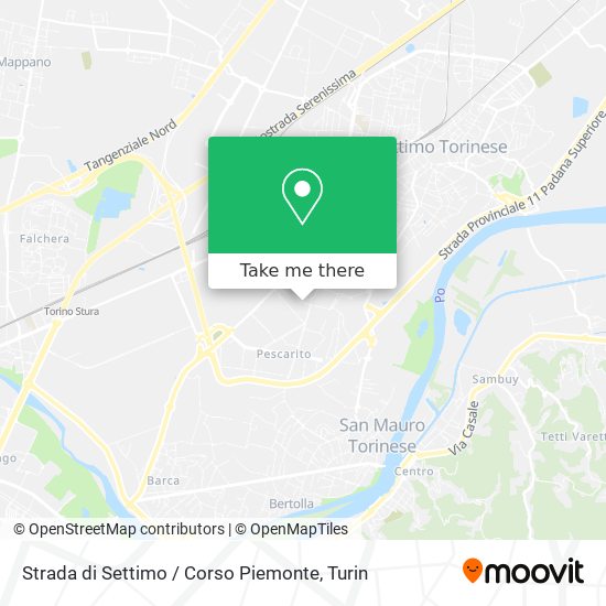 Strada di Settimo / Corso Piemonte map