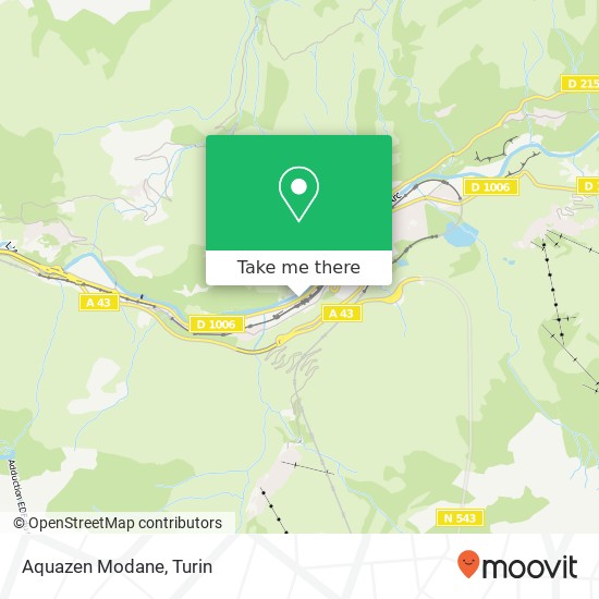 Aquazen Modane map
