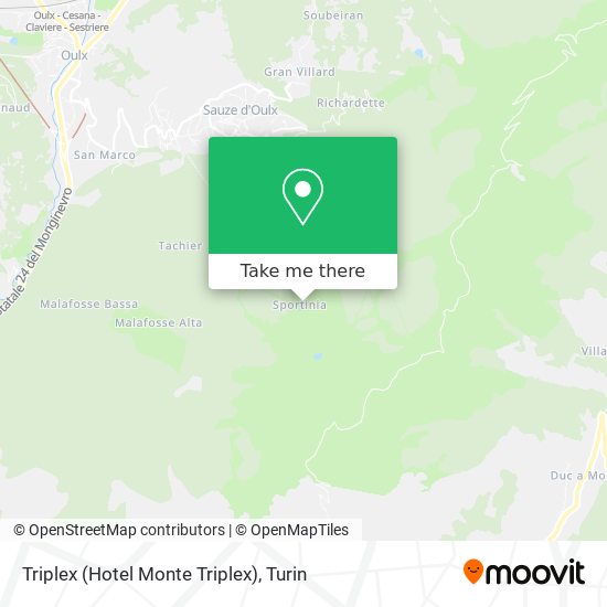 Triplex (Hotel Monte Triplex) map