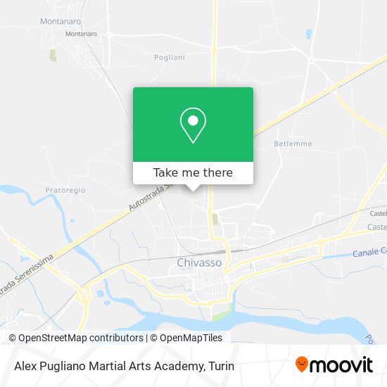 Alex Pugliano Martial Arts Academy map