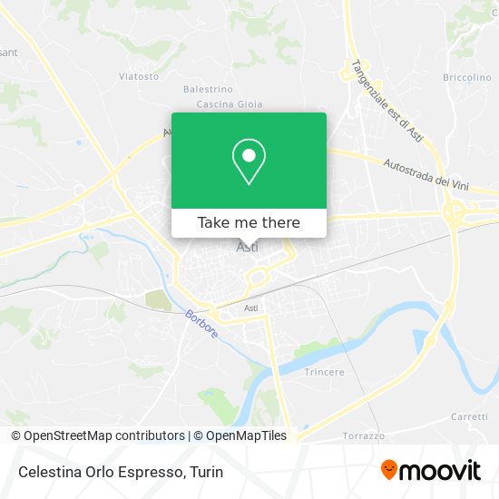 Celestina Orlo Espresso map
