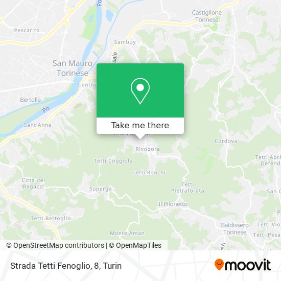 Strada Tetti Fenoglio, 8 map