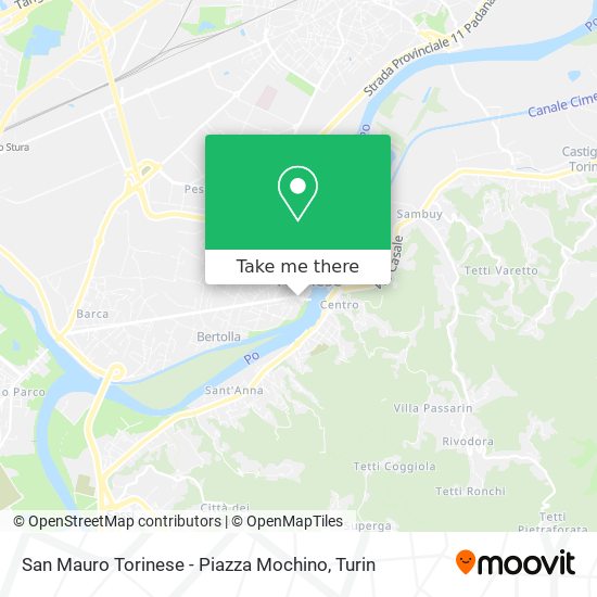 San Mauro Torinese - Piazza Mochino map