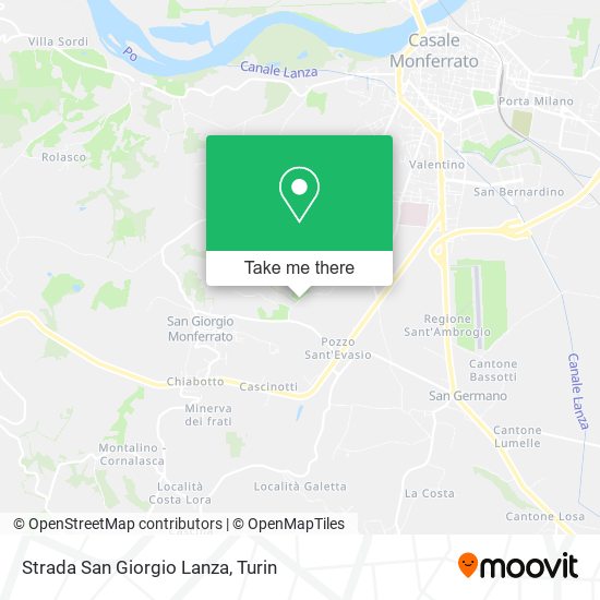 Strada San Giorgio Lanza map