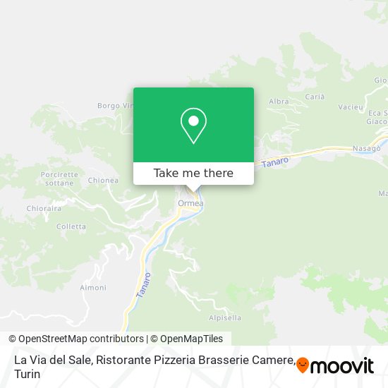 La Via del Sale, Ristorante Pizzeria Brasserie Camere map