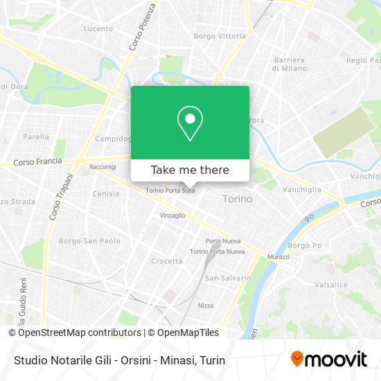 Studio Notarile Gili - Orsini - Minasi map