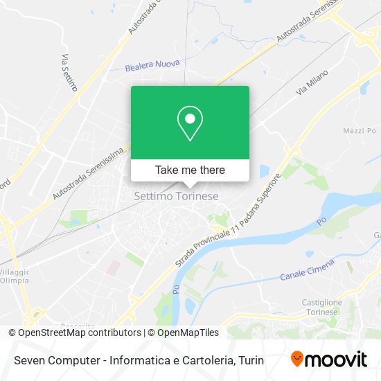 Seven Computer - Informatica e Cartoleria map