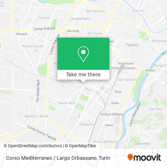 Corso Mediterraneo / Largo Orbassano map